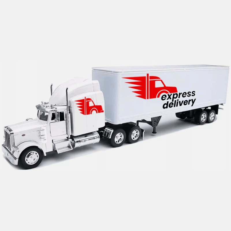 Custom Branded Die - Cast Semi Truck with Trailer – 22" Long (1:32 Scale) - BorderPrint