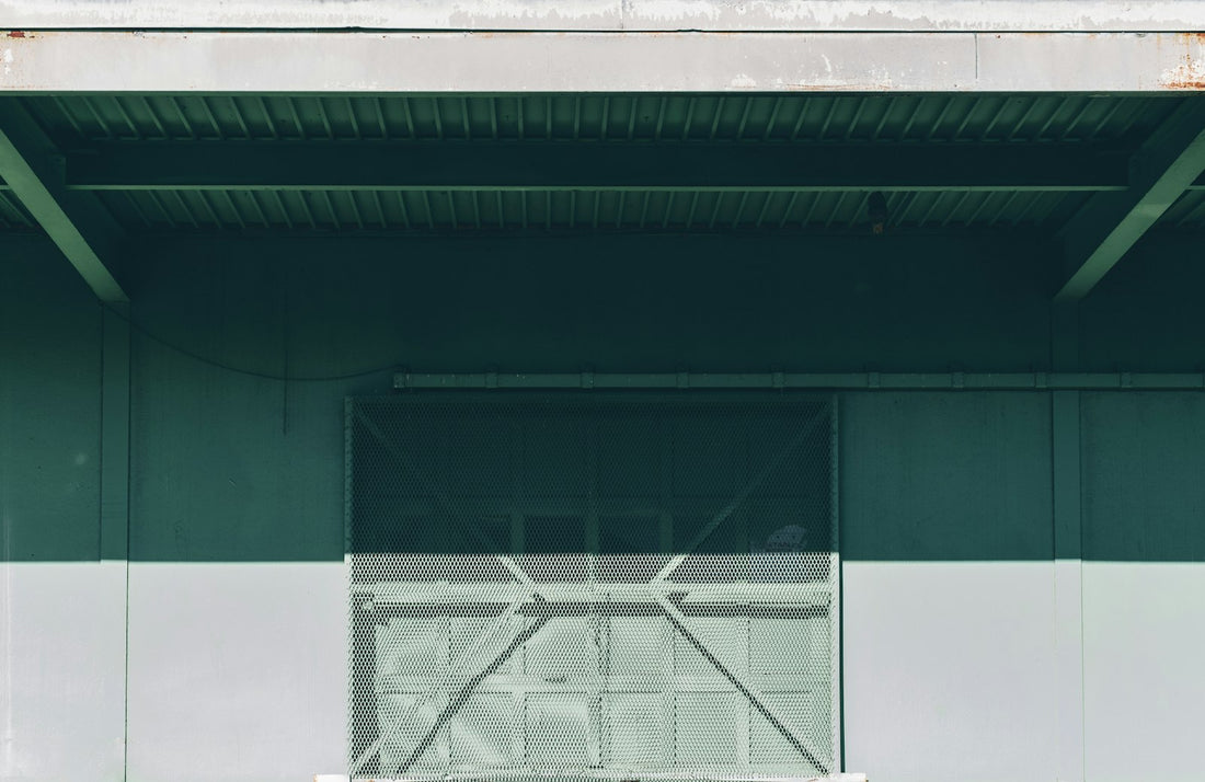 Warehouse loading dock where freight bills of lading are prepared
