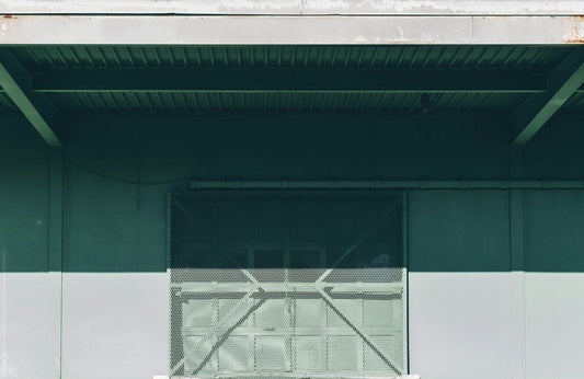 Warehouse loading dock where freight bills of lading are prepared