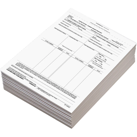 A8B In-Transit Manifests (Non-Barcoded)