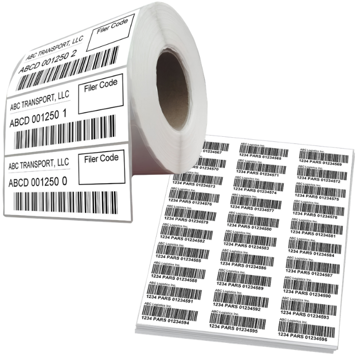 BorderPrint cross-border barcode labels and customs documents