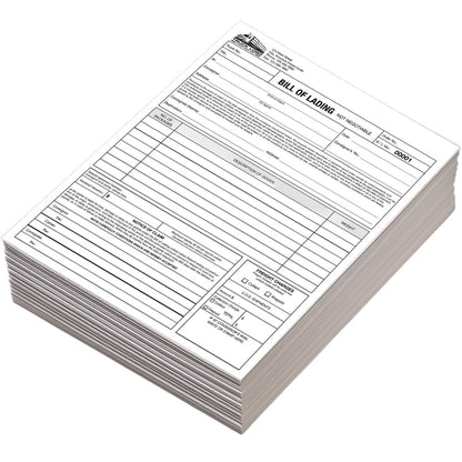 Bill of Lading (BOL) (Custom Branded 3-Part Booklet)