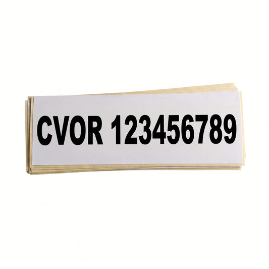 CVOR Truck Decal (Pack of 2)
