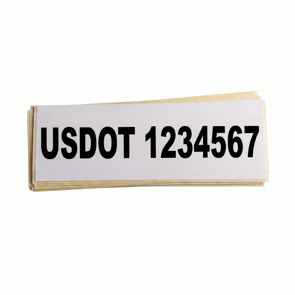 USDOT Truck Decal (Pack of 2)