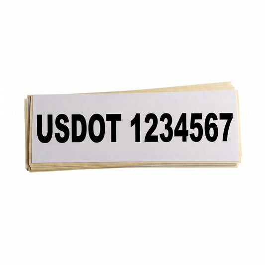 USDOT Truck Decal (Pack of 2)