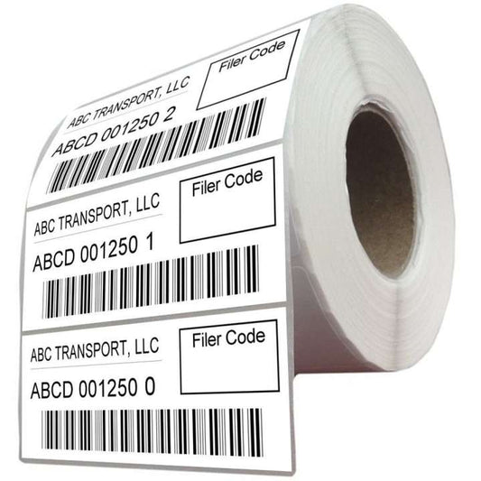PAPS Barcode Labels (Rolls) - BorderPrint