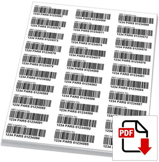 PARS Barcode Labels (Digital Download)