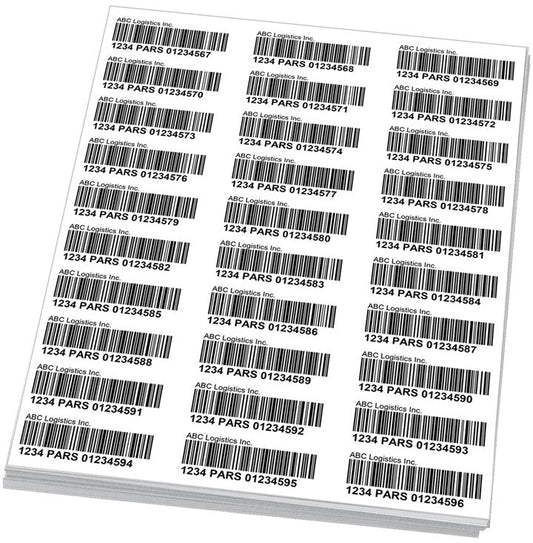 PARS Barcode Labels (Sheets) - BorderPrint