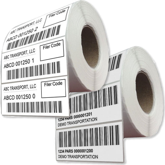 PARS & PAPS Barcode Labels (Rolls) - BorderPrint